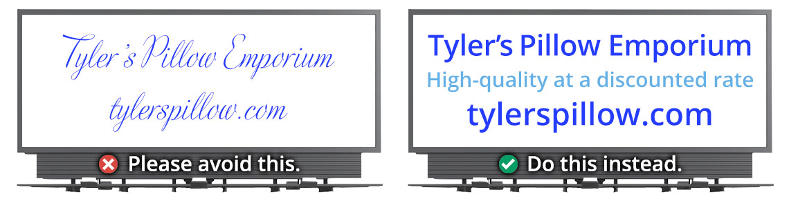 Be Legible