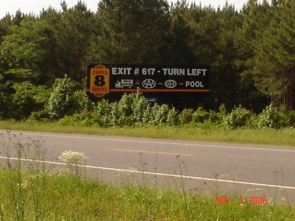 Photo of a billboard in Karnack