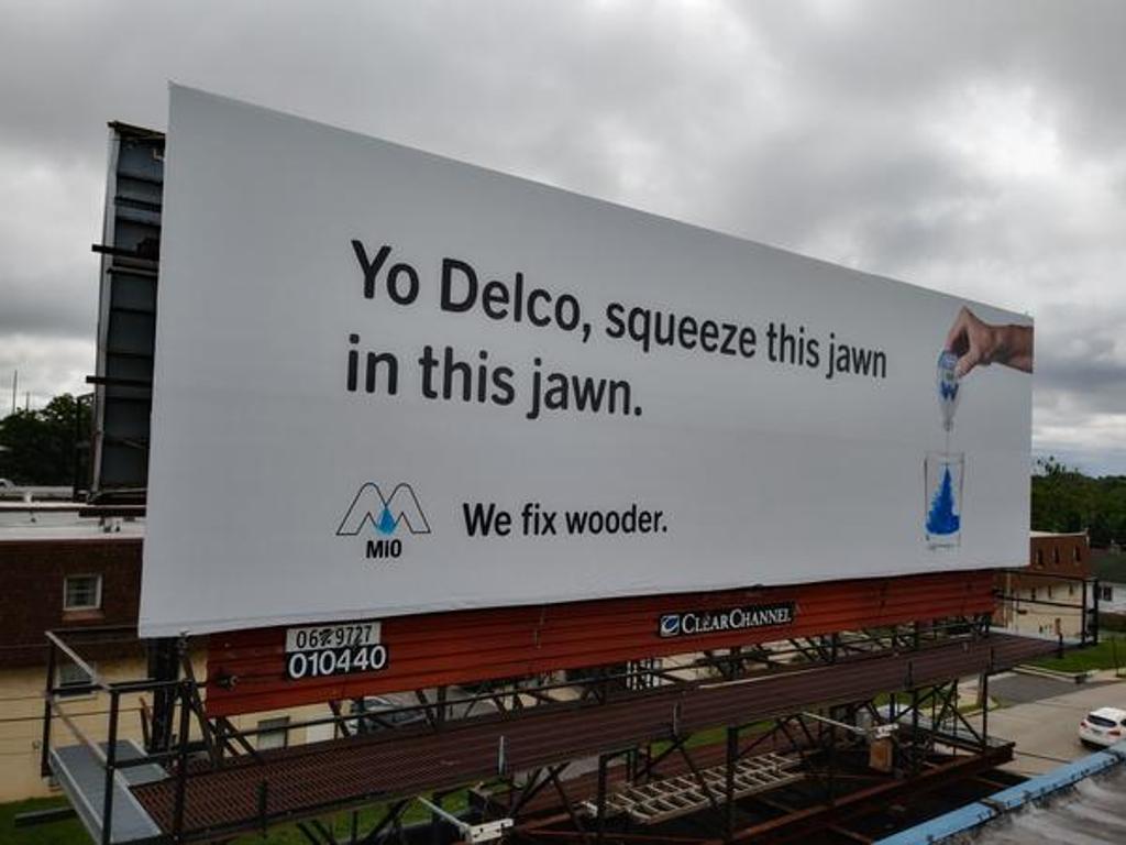 Photo of a billboard in Drexel Hill