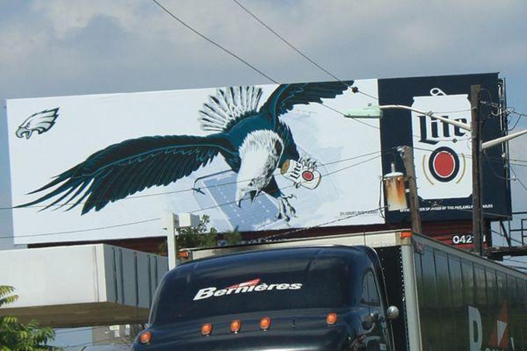 Photo of a billboard in Lawnside