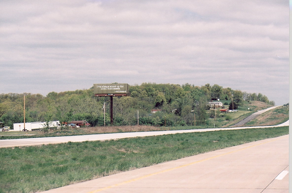 Photo of a billboard in Vandalia